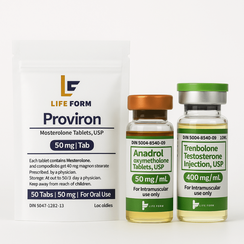 Powerlifter's Stack (Test Blend + Anadrol + Proviron)